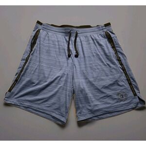 Champion Men's Soft Comfort Stretch Athletic Active Performance Shorts Blue XL